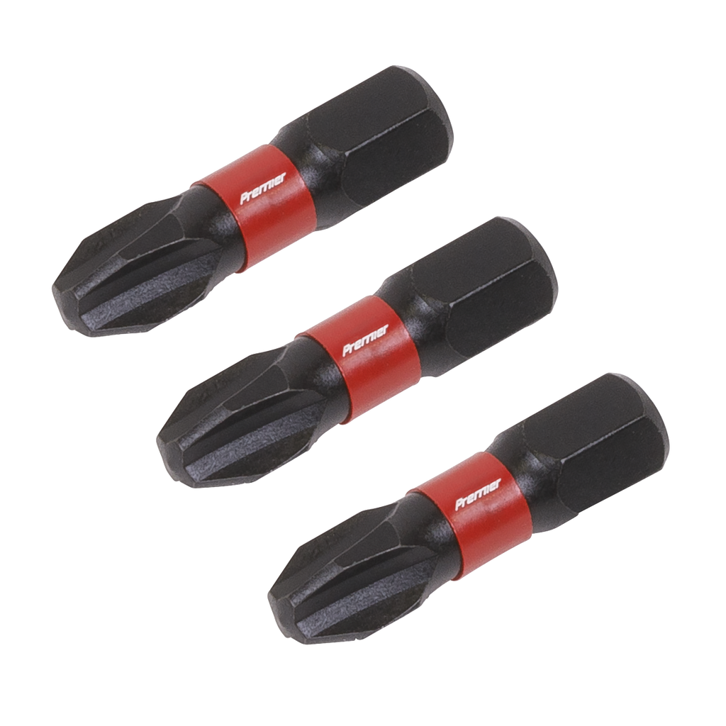Phillips Impact Power Tool Bits #3 x 25mm 3pc AK8206