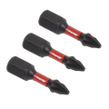 Pozi Impact Power Tool Bits #1 x 25mm 3pc AK8207