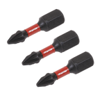 Pozi Impact Power Tool Bits #1 x 25mm 3pc AK8207
