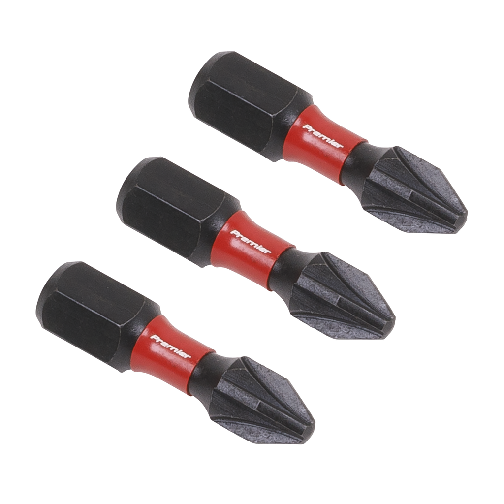 Pozi Impact Power Tool Bits #2 x 25mm 3pc AK8208