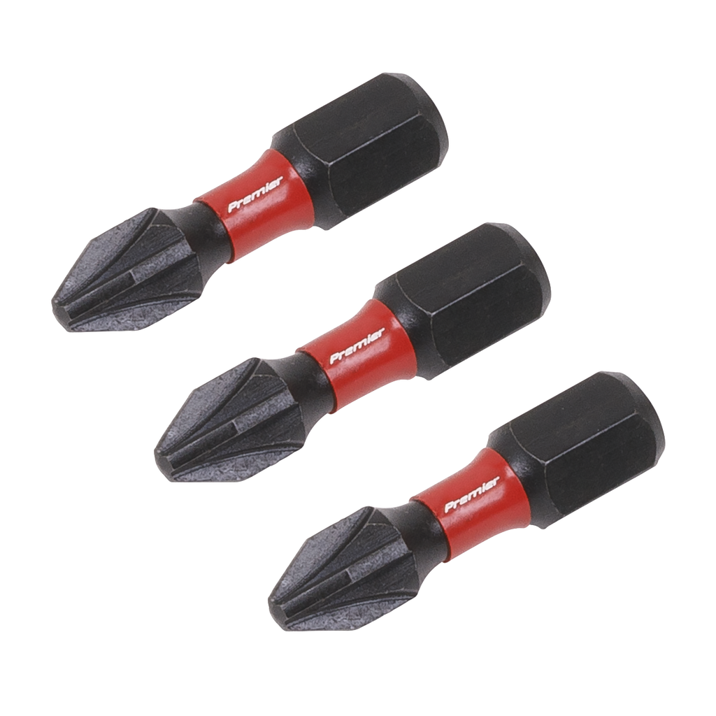 Pozi Impact Power Tool Bits #2 x 25mm 3pc AK8208