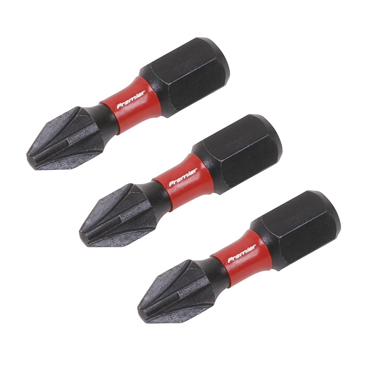 Pozi Impact Power Tool Bits #2 x 25mm 3pc AK8208