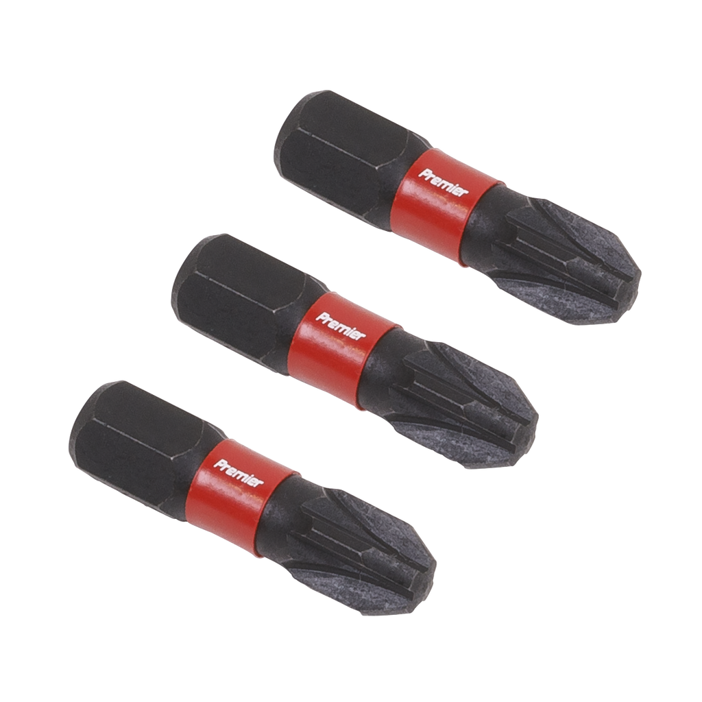 Pozi Impact Power Tool Bits #3 x 25mm 3pc AK8209