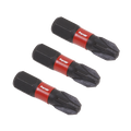Pozi Impact Power Tool Bits #3 x 25mm 3pc AK8209