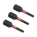Hex Impact Power Tool Bits 2.5 x 25mm 3pc AK8210