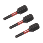 Hex Impact Power Tool Bits 2.5 x 25mm 3pc AK8210