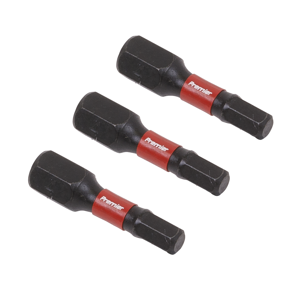 Hex Impact Power Tool Bits 4 x 25mm 3pc AK8212