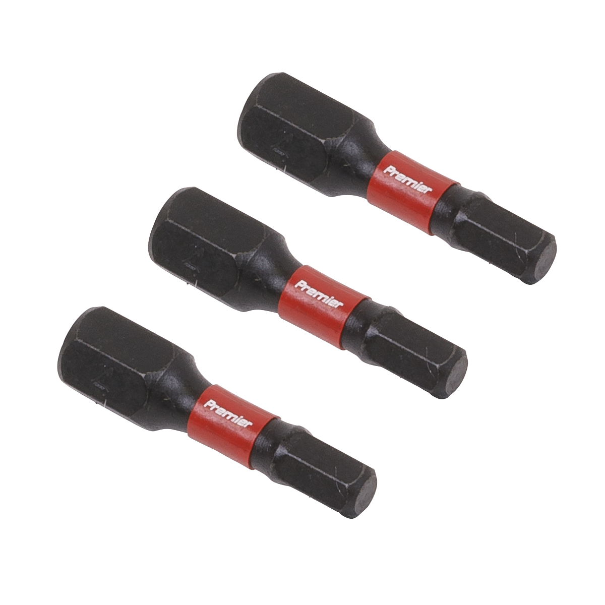 Hex Impact Power Tool Bits 4 x 25mm 3pc AK8212
