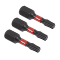 TRX-Star* Impact Power Tool Bits T20 x 25mm 3pc AK8217