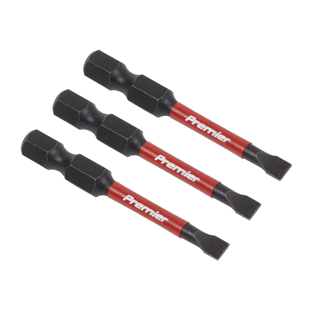 Slotted Impact Power Tool Bits 4.5 x 50mm 3pc AK8226
