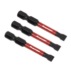 Slotted Impact Power Tool Bits 5.5 x 50mm 3pc AK8227