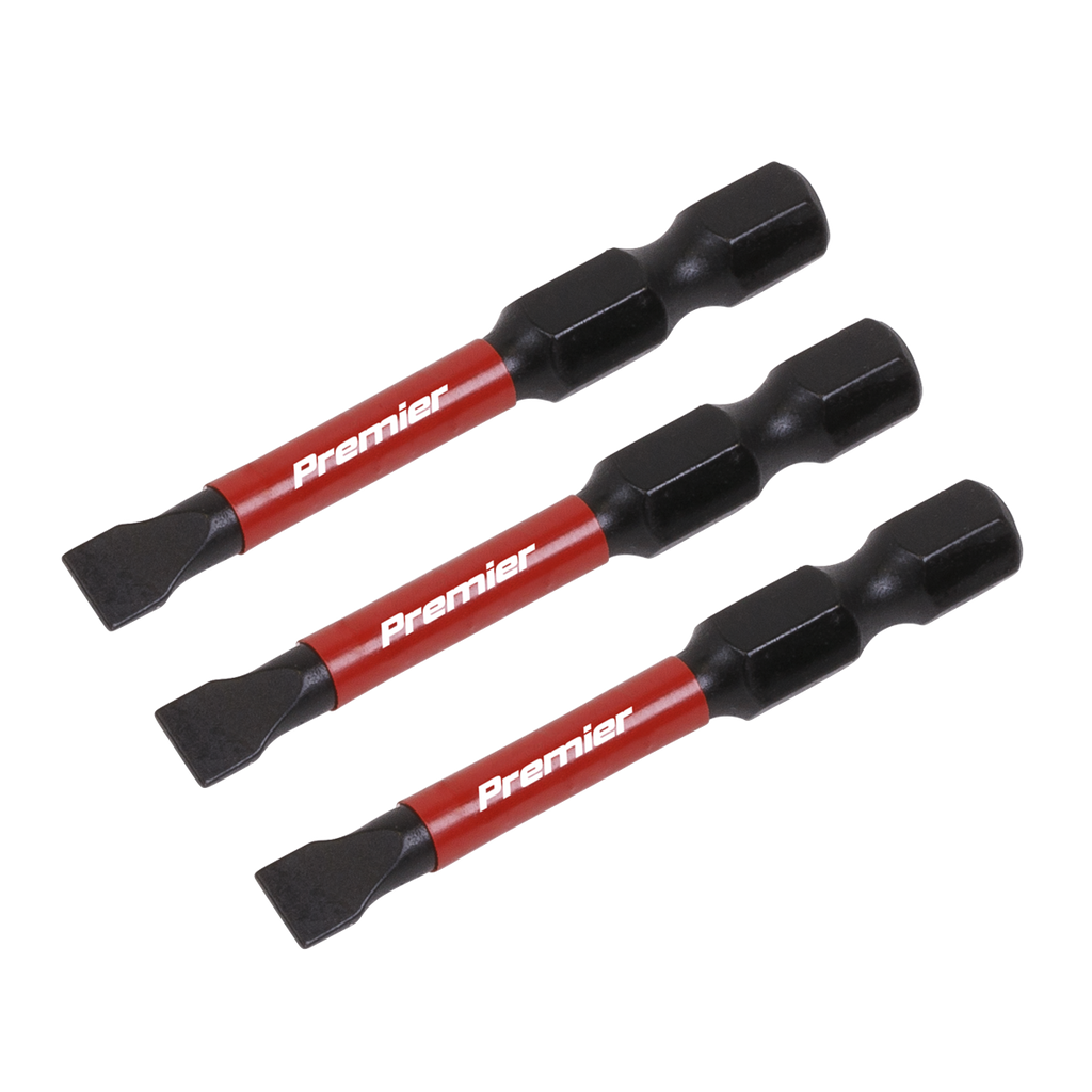 Slotted Impact Power Tool Bits 5.5 x 50mm 3pc AK8227