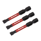 Slotted Impact Power Tool Bits 5.5 x 50mm 3pc AK8227