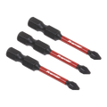 Phillips Impact Power Tool Bits #1 x 50mm 3pc AK8229