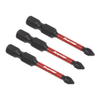 Phillips Impact Power Tool Bits #1 x 50mm 3pc AK8229