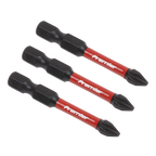 Phillips Impact Power Tool Bits #2 x 50mm 3pc AK8230
