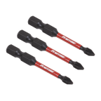Pozi Impact Power Tool Bits #1 x 50mm 3pc AK8232