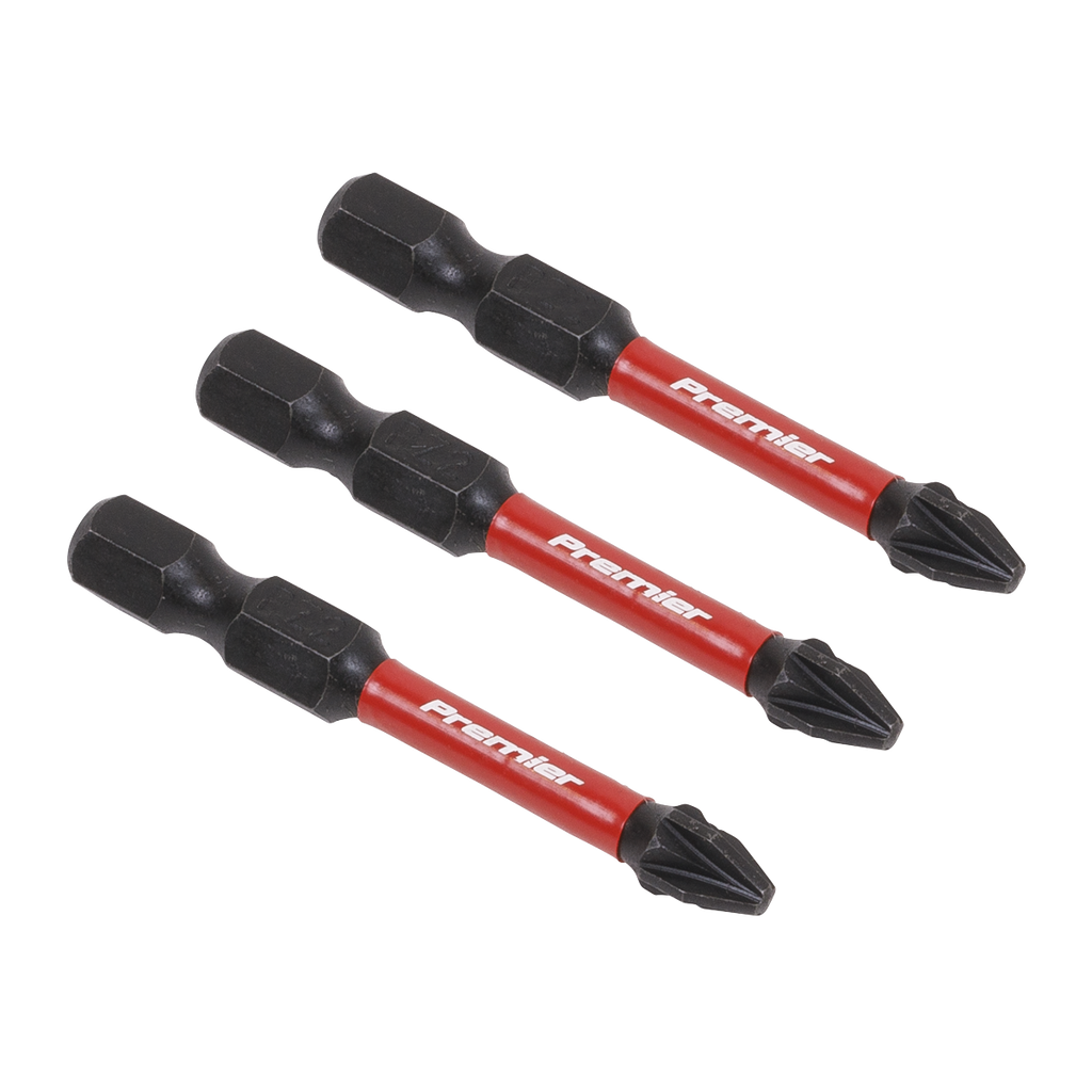 Pozi Impact Power Tool Bits #2 x 50mm 3pc AK8233