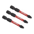 Pozi Impact Power Tool Bits #2 x 50mm 3pc AK8233