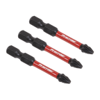 Pozi Impact Power Tool Bits #2 x 50mm 3pc AK8233
