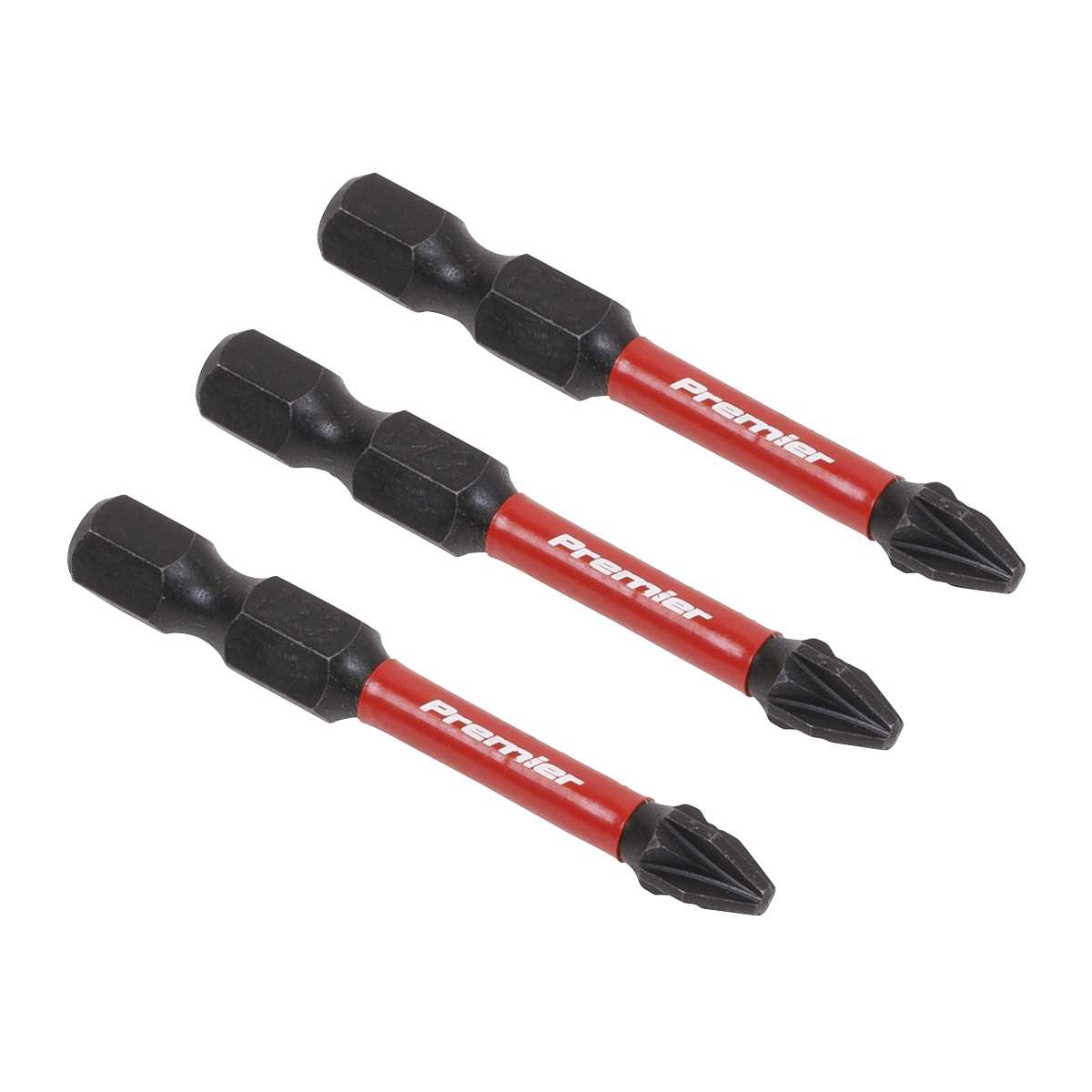 Pozi Impact Power Tool Bits #2 x 50mm 3pc AK8233