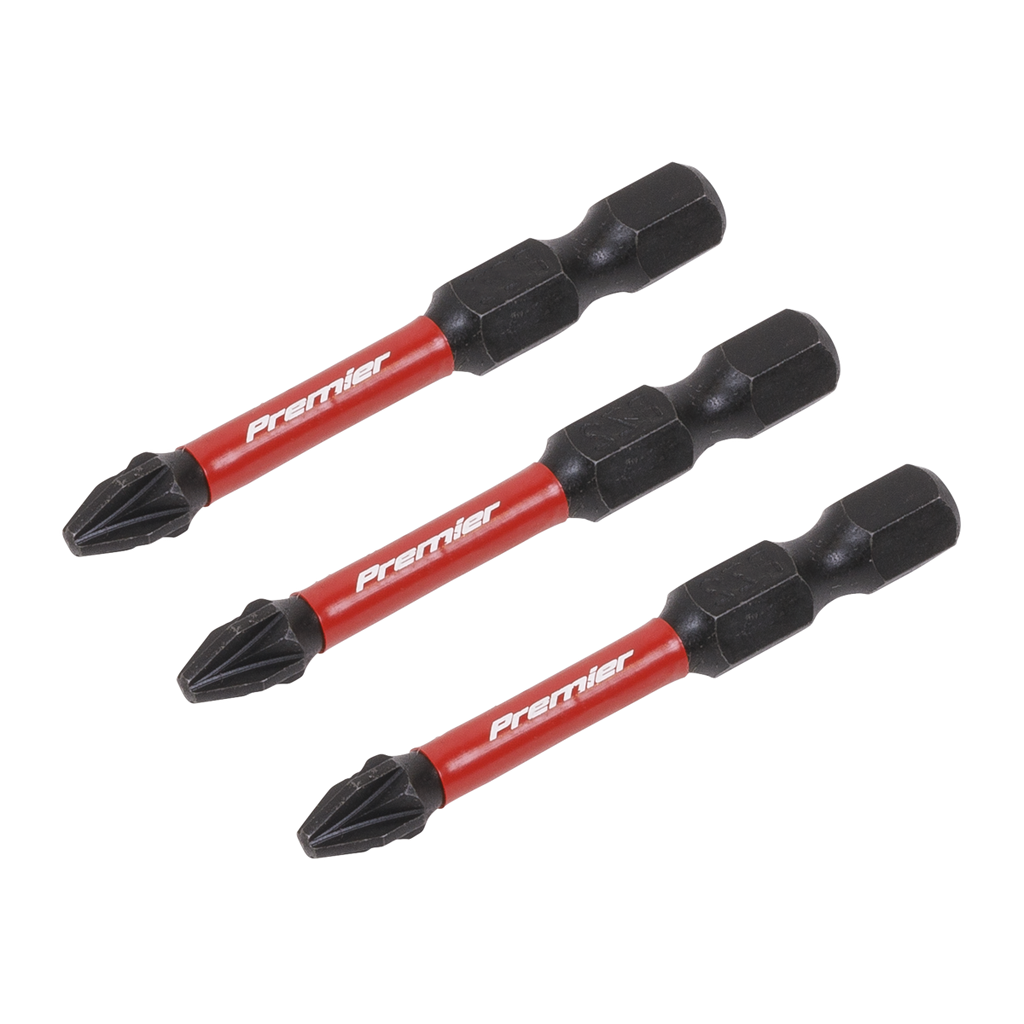 Pozi Impact Power Tool Bits #2 x 50mm 3pc AK8233