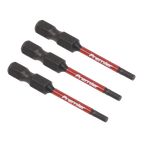 Hex Impact Power Tool Bits 2.5 x 50mm 3pc AK8235