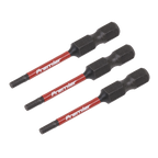 Hex Impact Power Tool Bits 2.5 x 50mm 3pc AK8235