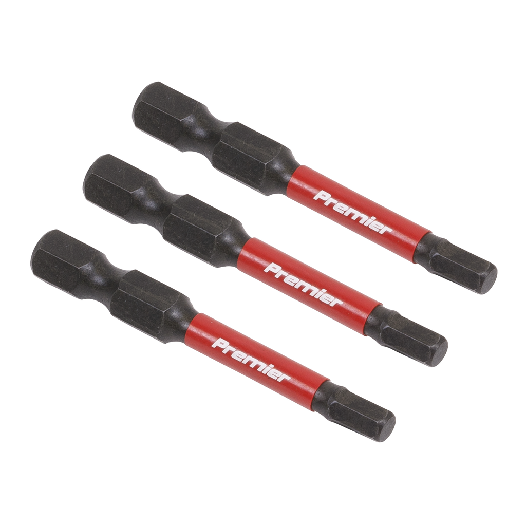 Hex Impact Power Tool Bits 4 x 50mm 3pc AK8237