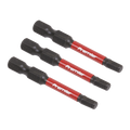Hex Impact Power Tool Bits 4 x 50mm 3pc AK8237
