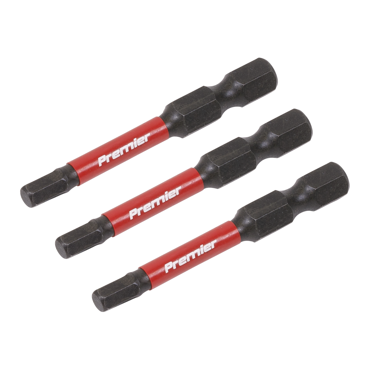 Hex Impact Power Tool Bits 4 x 50mm 3pc AK8237