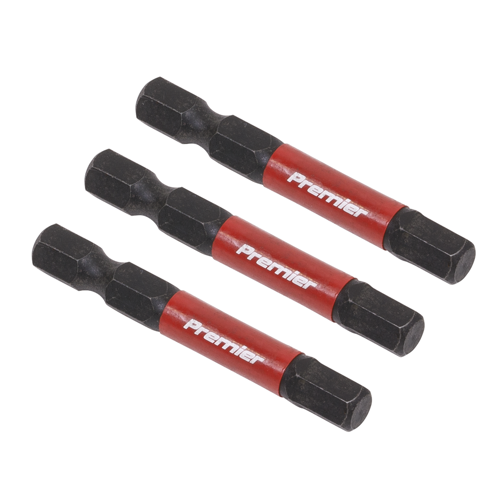 Hex Impact Power Tool Bits 6 x 50mm 3pc AK8239