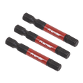 Hex Impact Power Tool Bits 6 x 50mm 3pc AK8239