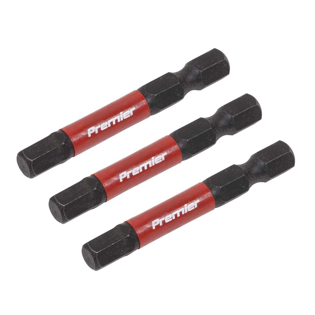 Hex Impact Power Tool Bits 6 x 50mm 3pc AK8239