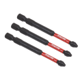 Phillips Impact Power Tool Bits #2 x 75mm 3pc AK8255