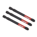 Phillips Impact Power Tool Bits #3 x 75mm 3pc AK8256