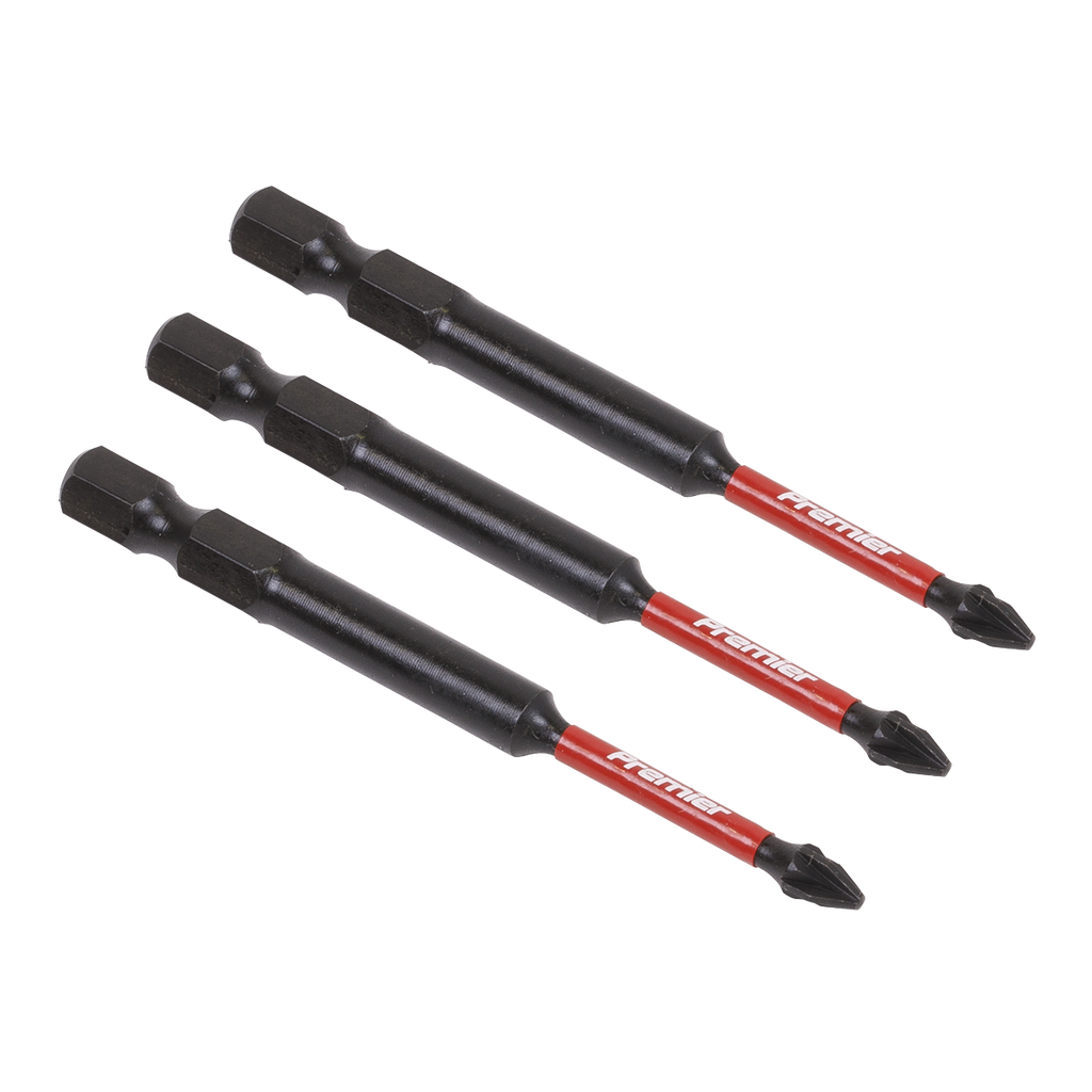 Pozi Impact Power Tool Bits #1 x 75mm 3pc AK8257