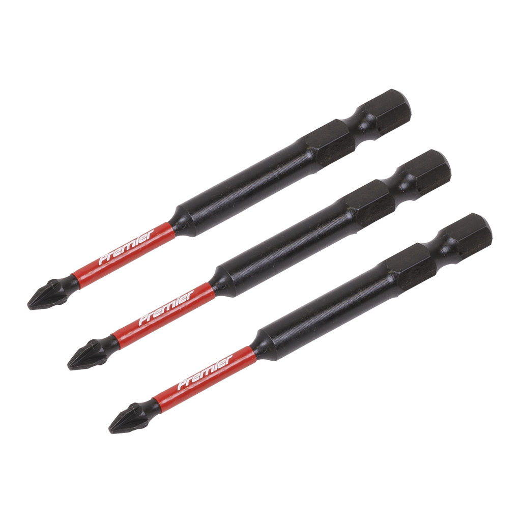 Pozi Impact Power Tool Bits #1 x 75mm 3pc AK8257