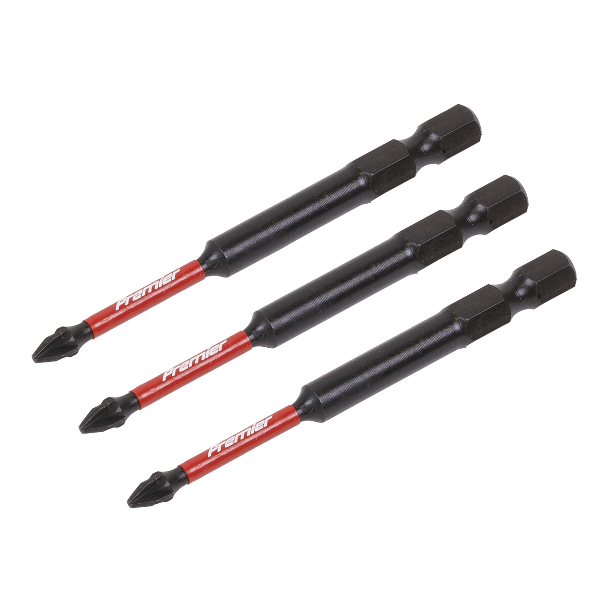 Pozi Impact Power Tool Bits #1 x 75mm 3pc AK8257