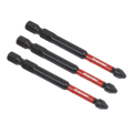 Pozi Impact Power Tool Bits #2 x 75mm 3pc AK8258