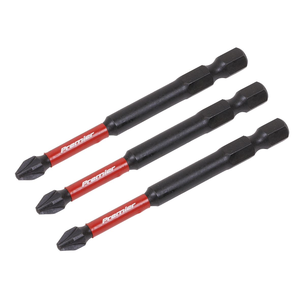Pozi Impact Power Tool Bits #2 x 75mm 3pc AK8258