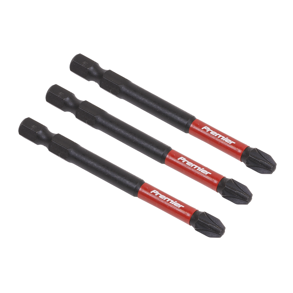 Pozi Impact Power Tool Bits #3 x 75mm 3pc AK8259