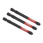Pozi Impact Power Tool Bits #3 x 75mm 3pc AK8259