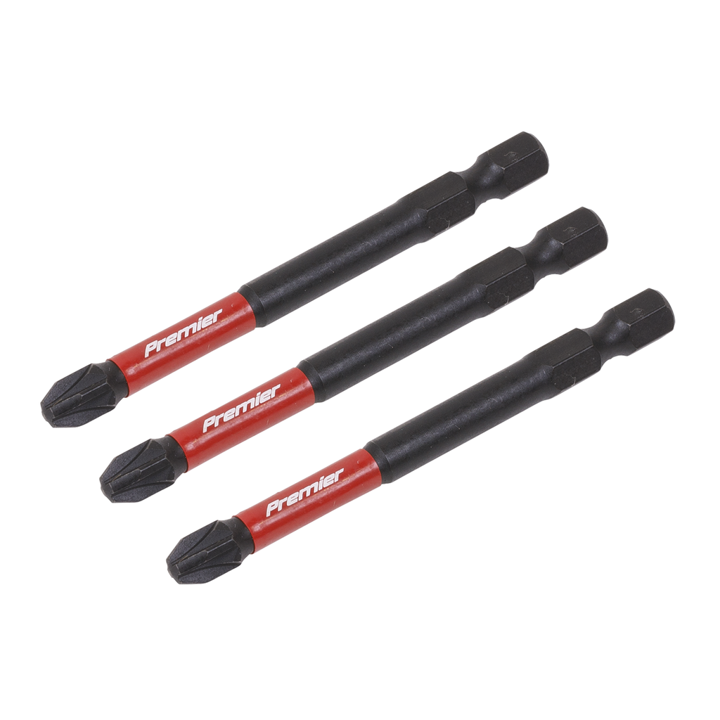 Pozi Impact Power Tool Bits #3 x 75mm 3pc AK8259