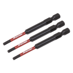 Hex Impact Power Tool Bits 3 x 75mm 3pc AK8261