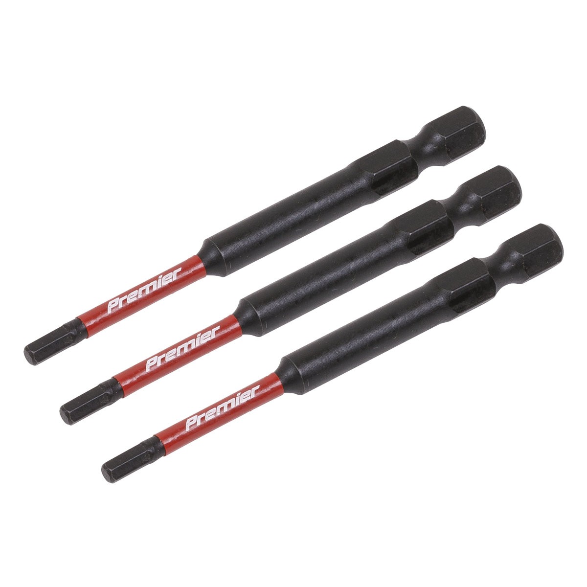 Hex Impact Power Tool Bits 3 x 75mm 3pc AK8261