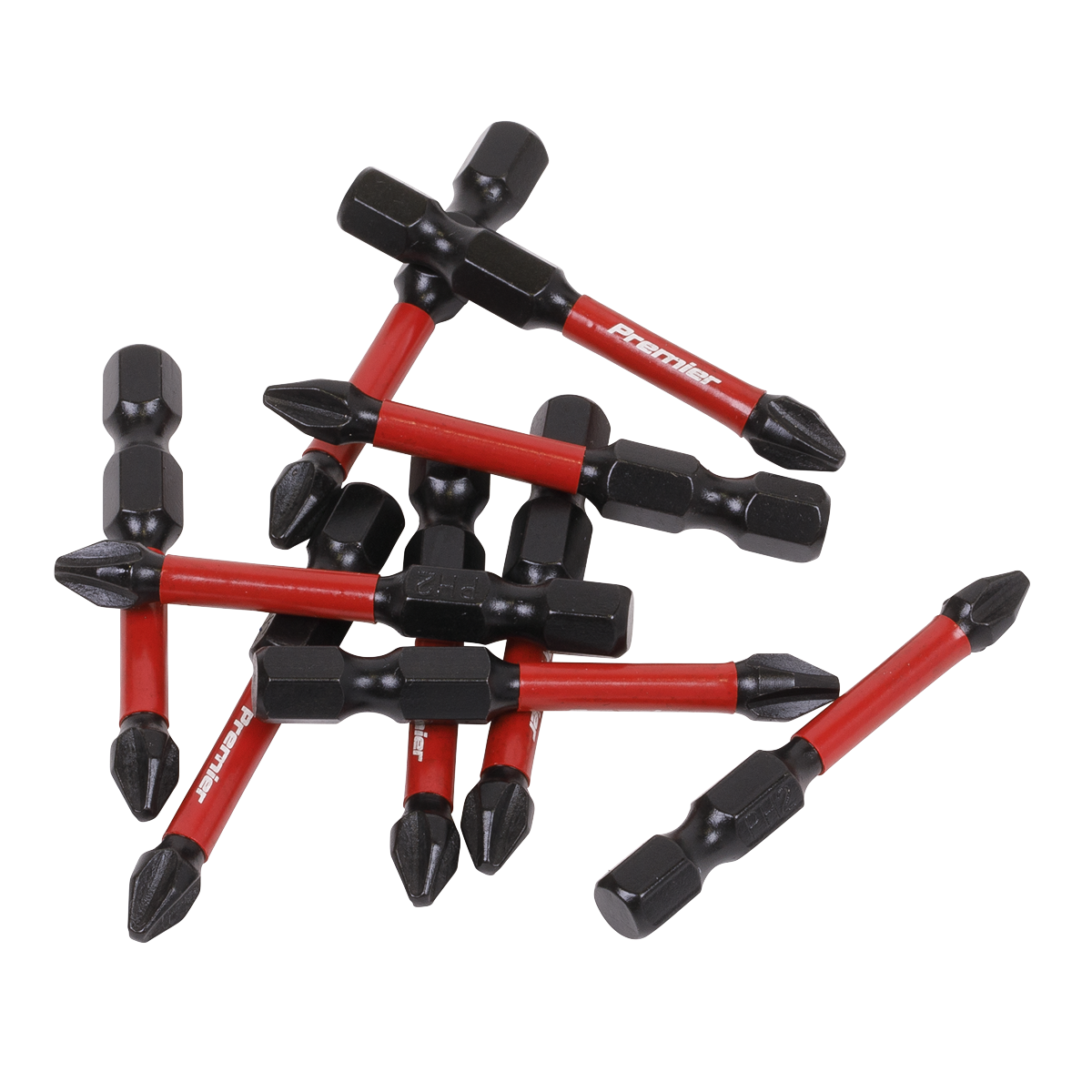 Phillips Impact Power Tool Bits #2 x 50mm 10pc AK8274