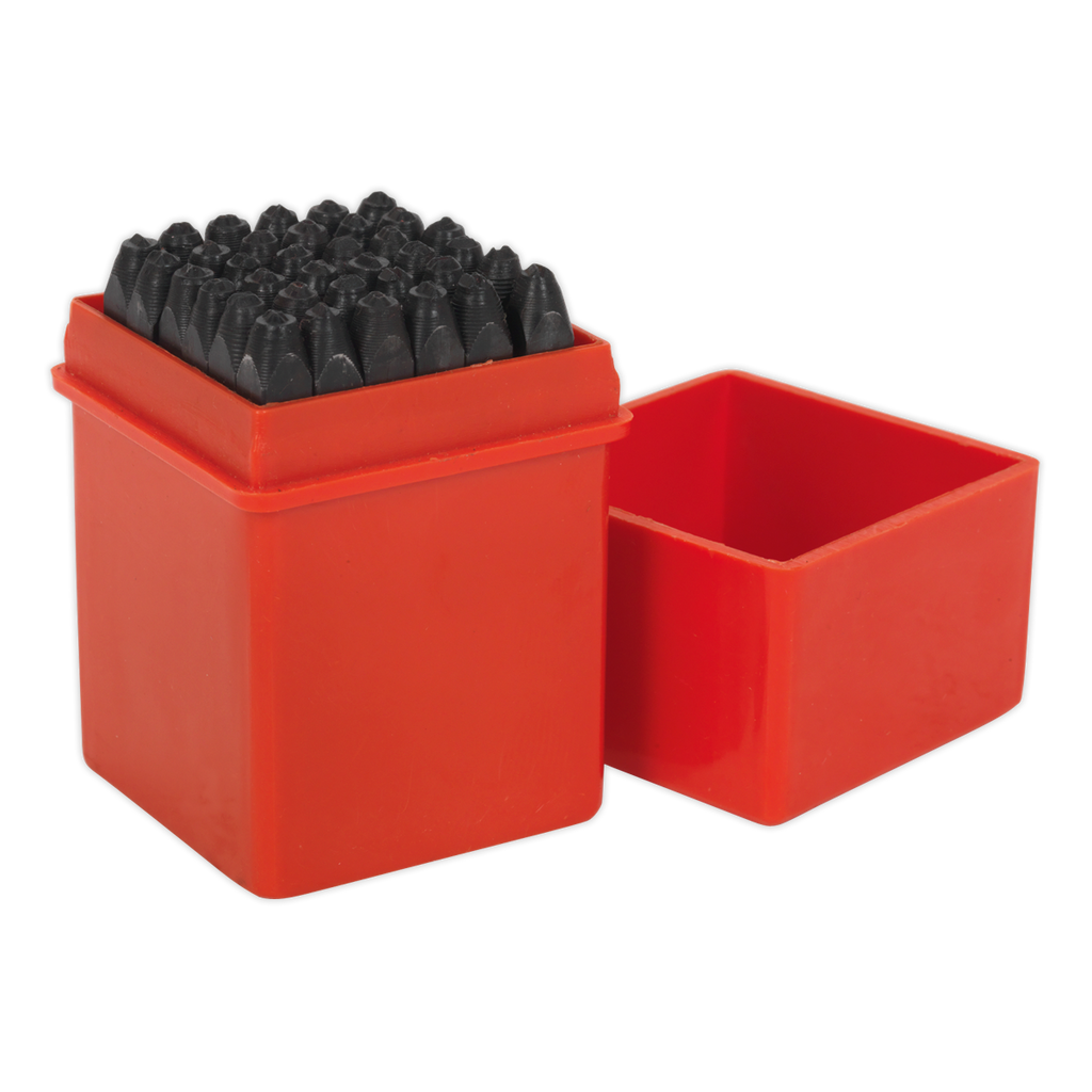 Letter & Number Punch Set 2.5mm 36pc AK8296