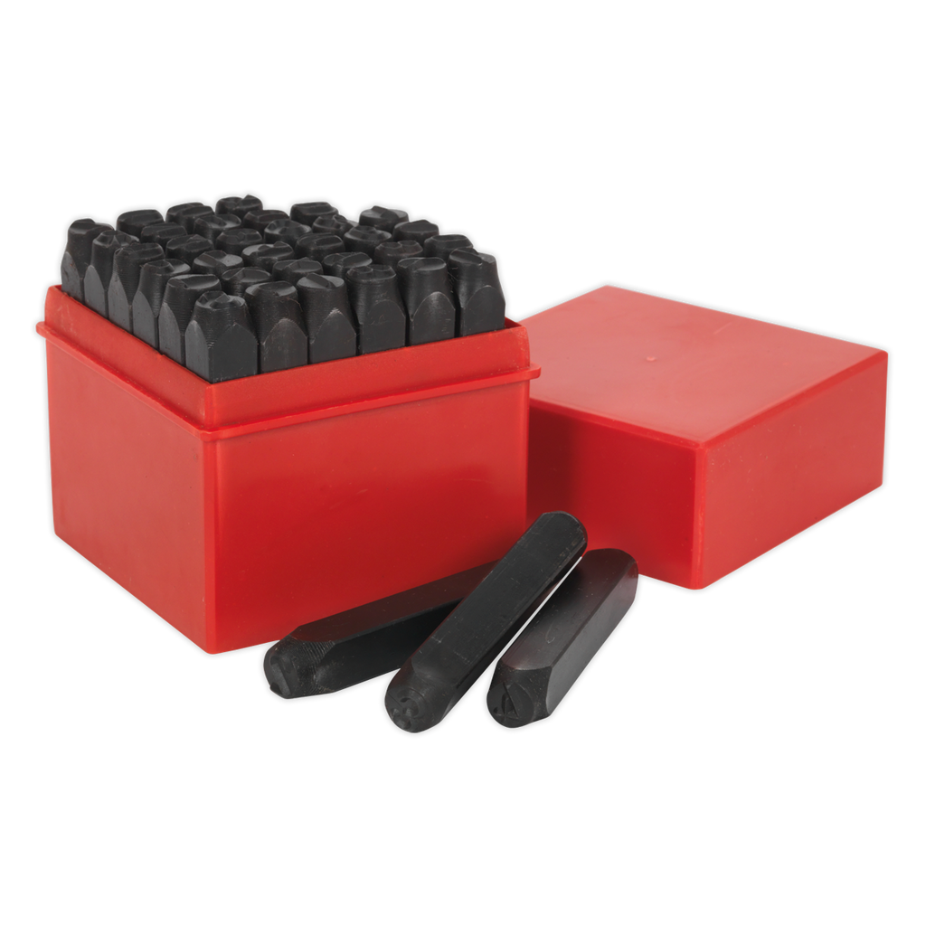 Letter & Number Punch Set 8mm 36pc AK8297