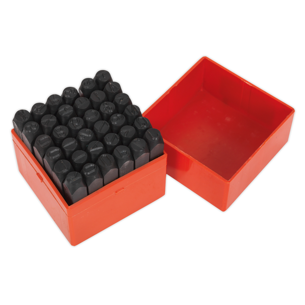 Letter & Number Punch Set 10mm 36pc AK8298